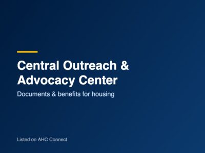 Central Outreach & Advocacy Center