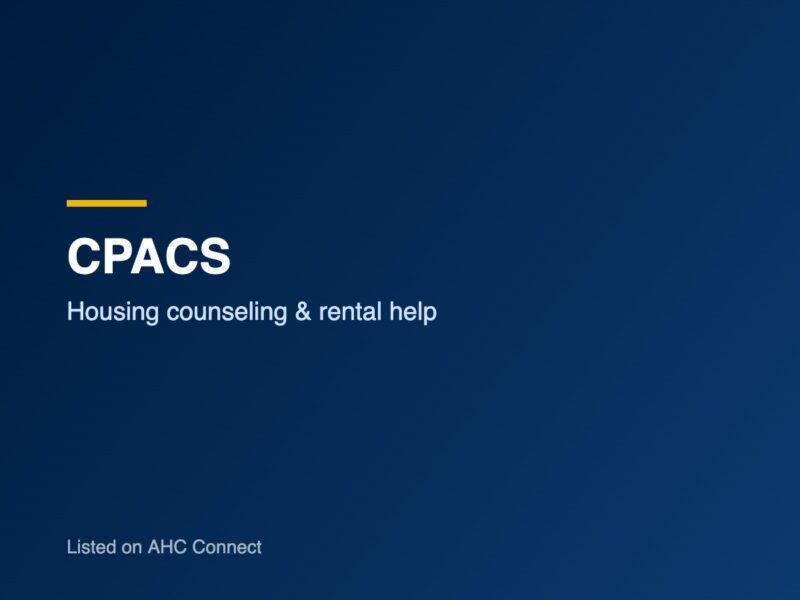 CPACS – Housing Services