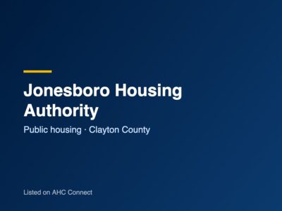 Jonesboro Housing Authority (Clayton County)